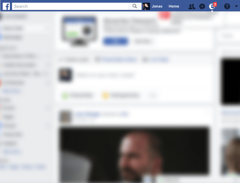Successfull login to facebook
